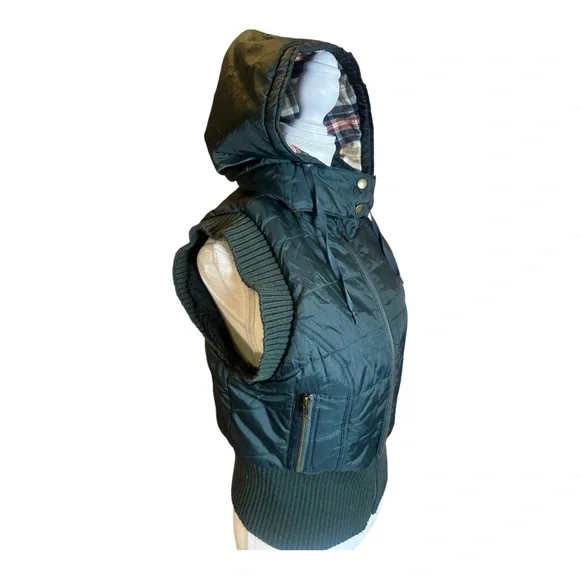 Free People Green Hooded Vest - Picture 5 of 9